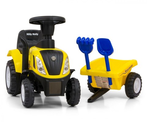 Jeździk pojazd new holland t7 traktor żółty