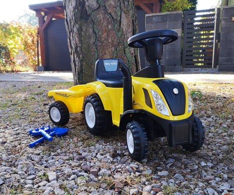 Jeździk pojazd new holland t7 traktor żółty