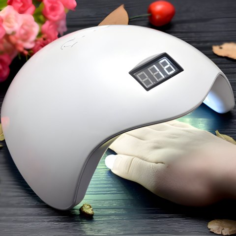 Lampa do paznokci uv led 48w do hybryd żeli lcd led usb manicure pedicure