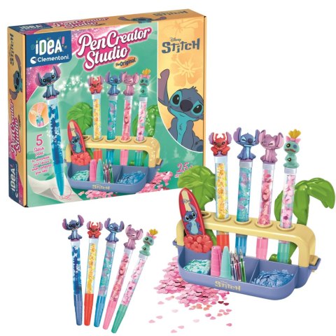 Idea Art Zestaw Fabryka Długopisów Disney Stitch Clementoni 18218