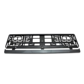 Ramka tablicy rejestracyjnej carbon elastyczna amio-01165