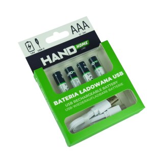 Bateria ładowana usb-c, 750mwh, 4xaaa