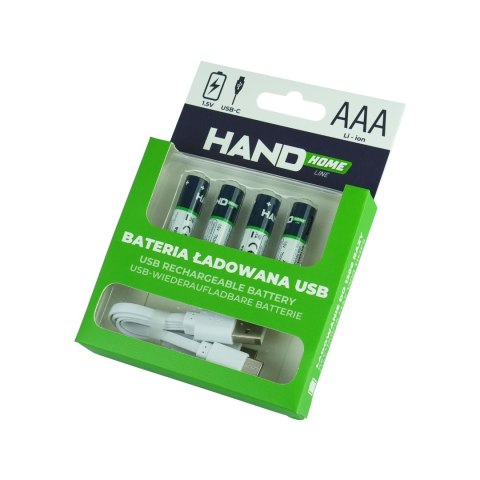 Bateria ładowana usb-c, 750mwh, 4xaaa