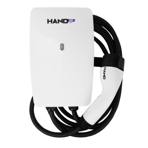 Ładowarka samochodowa ścienna type 2; 11kw; 380v; 16a; ip55; dł przewodu 4,5mb