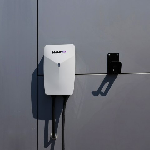 Ładowarka samochodowa ścienna type 2; 22kw; 380v; 32a; ip55; dł przewodu 4,5mb