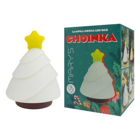 Mary's lampka nocna led choinka rgb