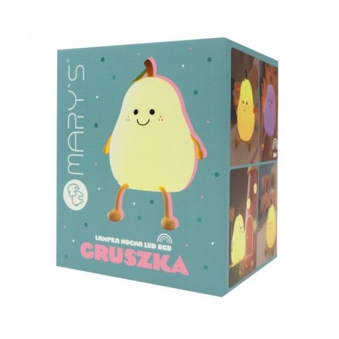 Mary's lampka nocna led rgb gruszka