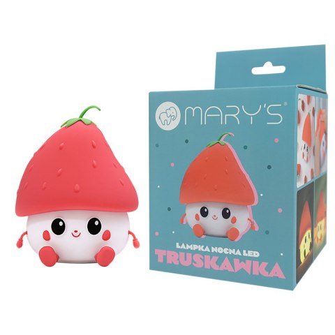 Mary's lampka nocna led truskawka