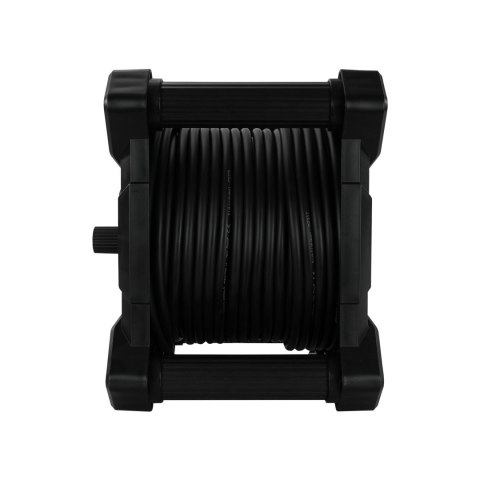 Przedłużacz bębnowy kwadratowy linia HAND PRO; 4x2p+Z; IP44; 16A; H07RN-F; 32,5; 30m; SCHUKO; CZARNY
