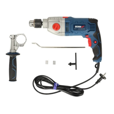 Wiertarka udarowa 1100w, kluczykowy 13mm, kolorowe pudełko