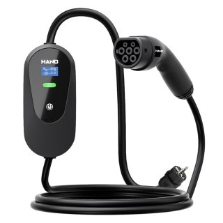 Ładowarka samochodowa mobilna regulowana type 2; 3.5 kw; 220v; 16a; ip55; dł przewodu 5m