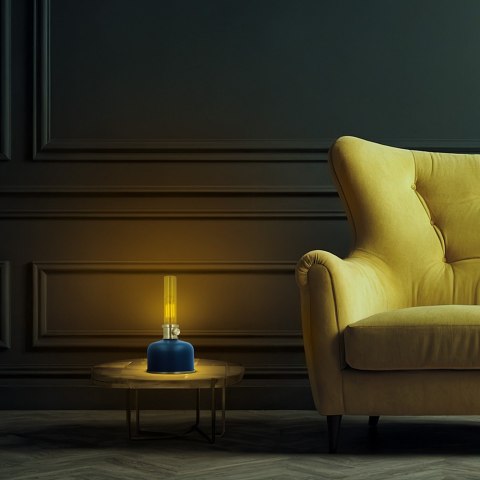 Lampa naftowa retro led niebieska flr-35 forever light