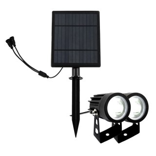 Lampa ogrodowa solarna 2x350lm (2w)/6000k - ip44