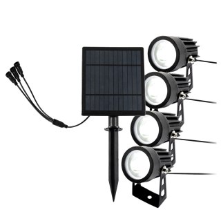 Lampa ogrodowa solarna 4x350lm (2w)/6000k -ip44