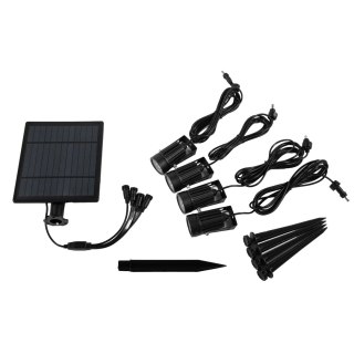 Lampa ogrodowa solarna 4x350lm (2w)/6000k -ip44