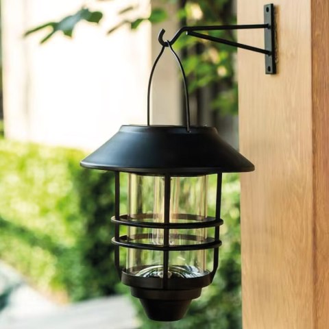 Lampa solarna latarnia czarna forever light
