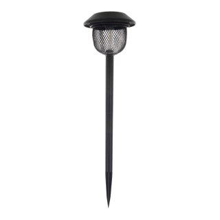 Lampa solarna słupek stalowy 2 czarny forever light