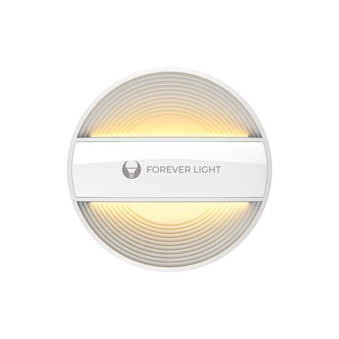 Lampka nocna okrągła led pure flc-20 alma pir biała 500mah forever light