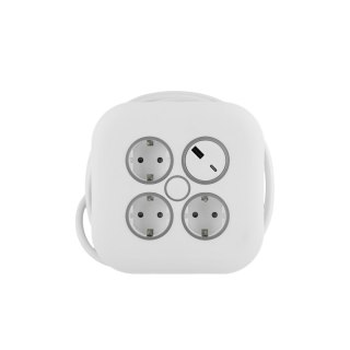 Przedłużacz zwijany 10m 31,5mm2, 16A, z zabezpieczeniem termicznym, 3XGNIAZDO WTYCZKOWE SCHUKO, 1xUSB-C, 1xUSB-A