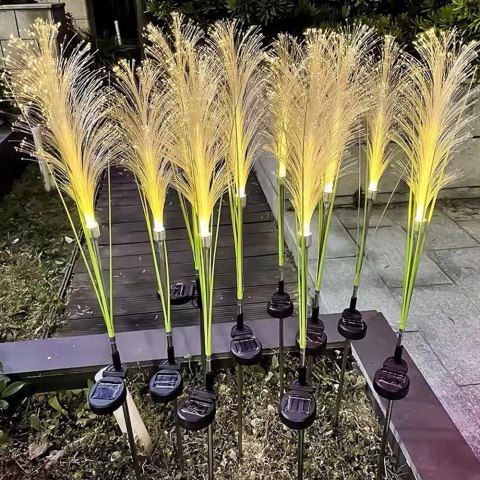 Lampa solarna led sunari fls-81 ozdobna trawa 3000k 300mah li-ion forever light