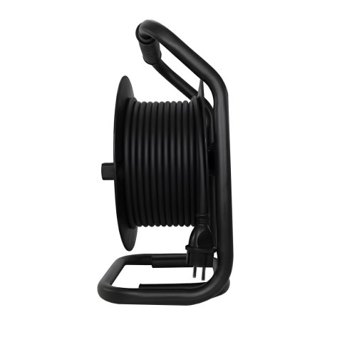 Przedłużacz bębnowy linia HAND PRO; 3x(2p+Z) +1x(USB-A;USB-C); IP44; 16A; H05RR-F; 31,5; 20m; CZARNY