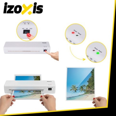 Laminator A4- zestaw 4w1 Izoxis 25417
