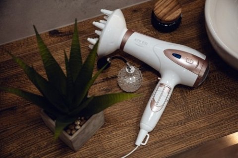 AD 2248 white Suszarka 2200w ion + dyfuzor