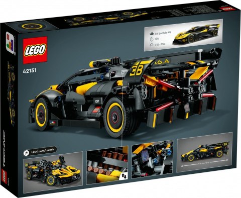 Klocki technic 42151 bolid bugatti