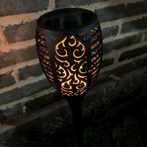 Lampa ogrodowa pochodnia 33led 600mah ni-mh solarna ip65