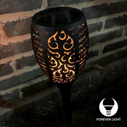Lampa ogrodowa pochodnia 96led 1500mah li solarna ip65