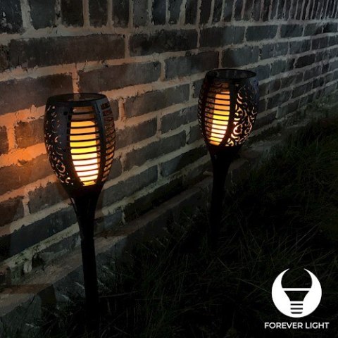 Lampa ogrodowa pochodnia 96led 1500mah li solarna ip65