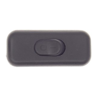 Wyłącznik kołyskowy przelotowy, 2-torowy, 2,5a, 250v, czarny