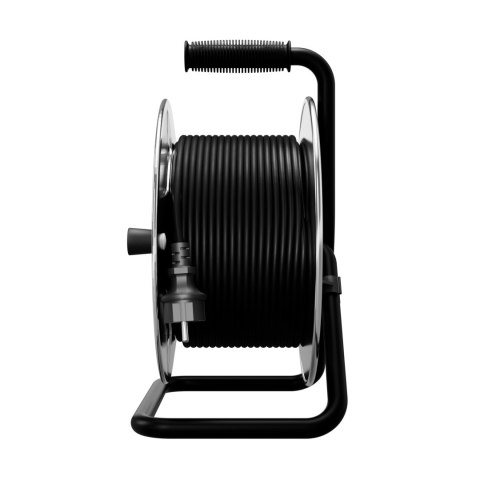 Przedłużacz bębnowy HAND HEAVY; 4x2p+Z; IP44; 16A; H05RR-F; 31,5; 30m; CZARNY