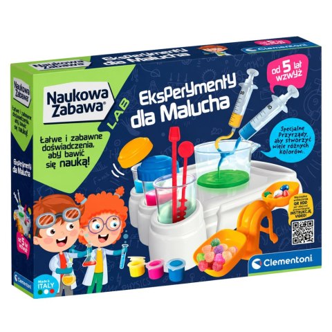 Naukowa Zabawa Eksperymenty Dla Malucha Język Polski Clementoni 50895