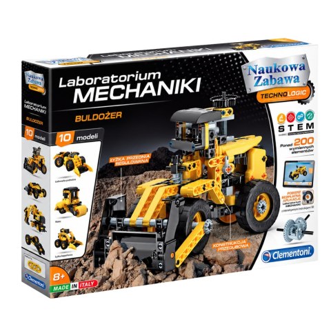 Naukowa Zabawa Laboratorium Mechaniki Buldożer Język Polski Clementoni 50633