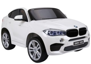 Auto Na Akumulator NOWE BMW X6M SUV Światła LED MP3 Pilot Białe