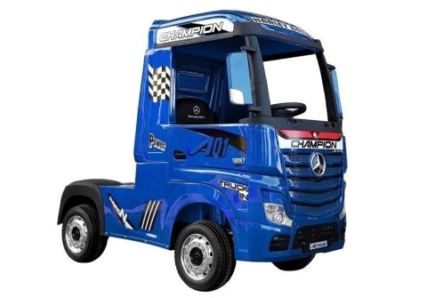 Auto Mercedes Actros Niebieski Lakierowany Ciężarówka Pilot LED MP4