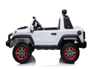 Auto Terenowe Na Akumulator YSA023 Biały 24V Dla Dzieci LED Pilot MP3