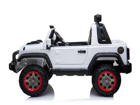 Auto Terenowe Na Akumulator YSA023 Biały 24V Dla Dzieci LED Pilot MP3