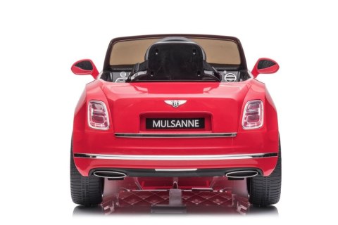 Auto Na Akumulator Bentley Mulsanne Czerwony