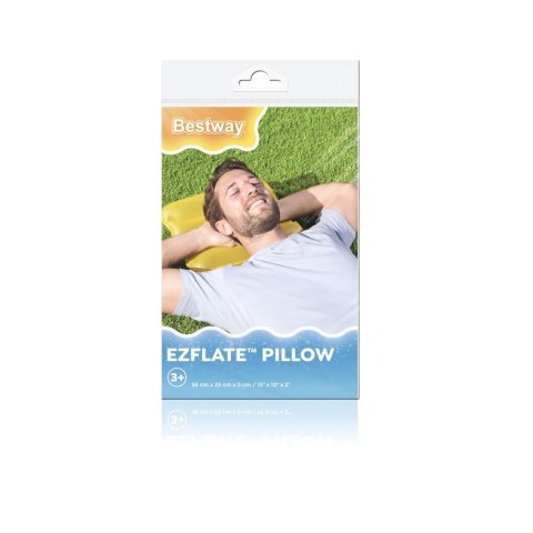 Dmuchana Poduszka 38 x 25 cm Żółta Bestway 52127