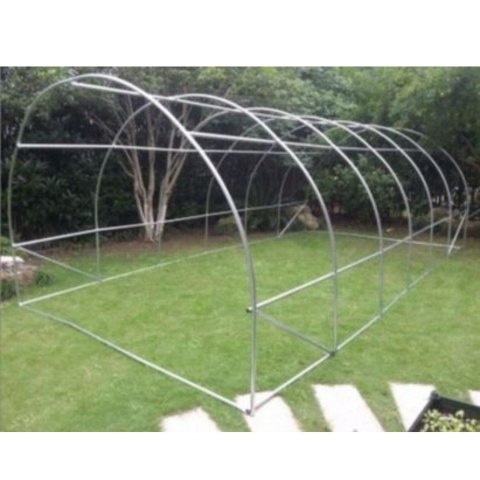 Tunel Ogrodowy Foliowy Szklarnia Na Warzywa Okna Zielony UV 6x3x2M 18M²